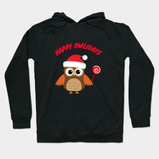 Happy Owlidays v2 Hoodie